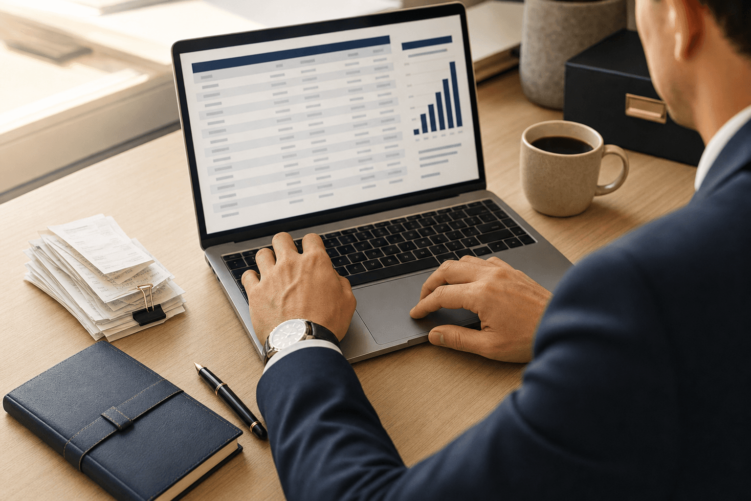 Bookkeeping — Controller-reviewed monthly close. Clean books, every month.